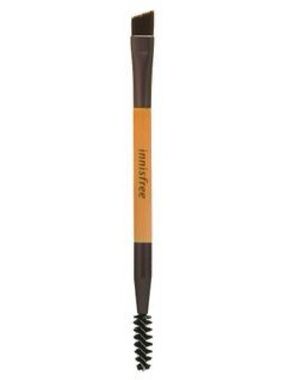 Innisfree Dual-Ended Eyebrow Brush - Brown/Orange Handle